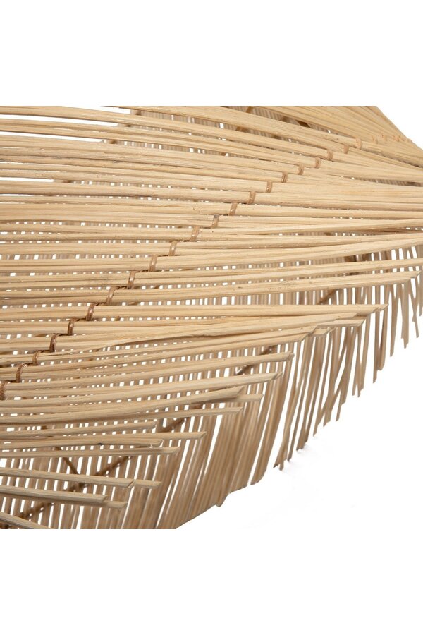 L'abat-jour de lampe de table en rotin - naturel