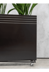 Baq Line-Up Rectangle Matt Black (met inzetbak en wielplateau)