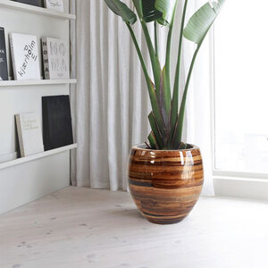 Houten bloempot