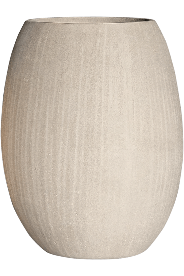 Baq Revêtu de Polystone Ballon Uni Naturel (avec bac intérieur)