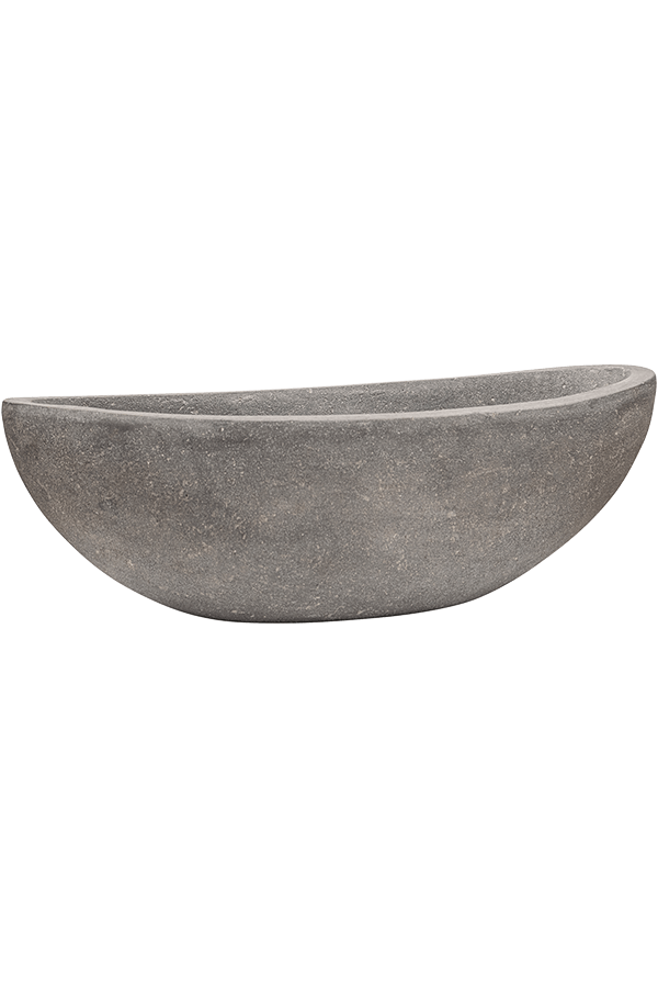 Baq Polystone Bateau Uni Gris