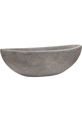 Baq Polystone Bateau Uni Gris