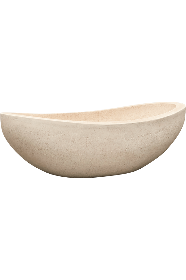 Baq Polystone Plain Boat Natural