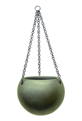 Baq Gradient Hanging Globe Matt Forest Green