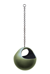 Baq Gradient Hanging Basket Matt Forest Green