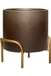 Baq Gradient Elevated Cylinder Low Matt Coffee ( + voet)