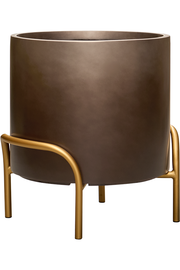 Baq Gradient Elevated Cylinder Low Matt Coffee ( + voet)