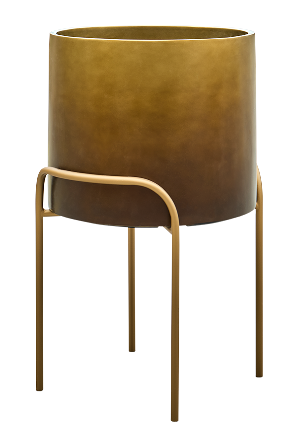 Baq Gradient Elevated Cylinder High Matt Honey ( + voet)