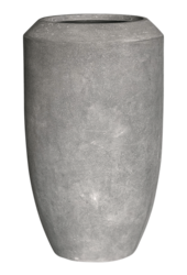 Baq Revêtu de Polystone Coppa Uni Gris Brut (avec bac intérieur)