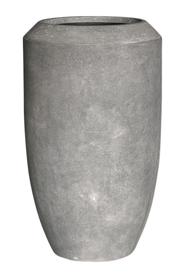 Baq Revêtu de Polystone Coppa Uni Gris Brut (avec bac intérieur)
