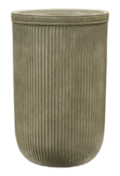 Baq Vertical Rib Cylinder Green