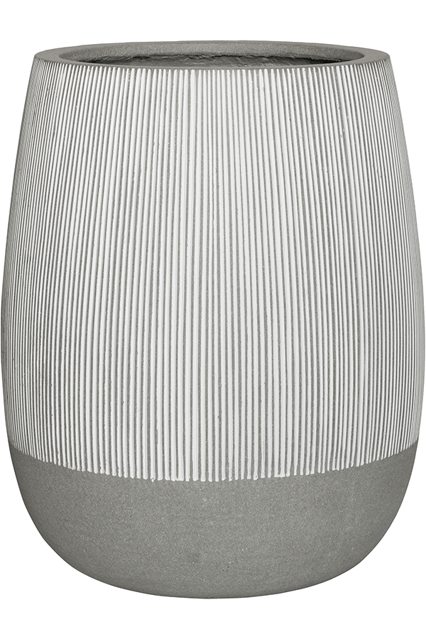 Ridged Perry L, White Stripe
