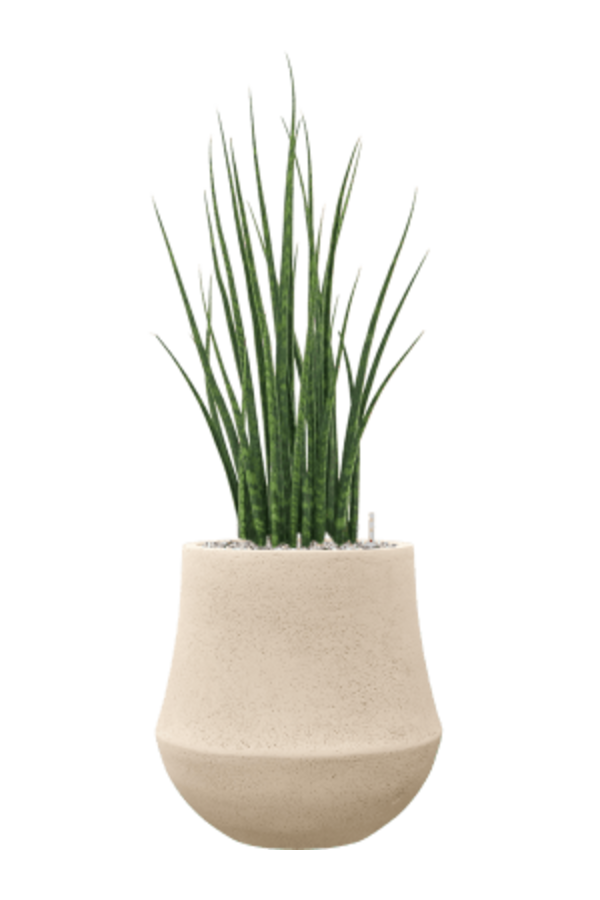 Baq Revêtu de Polystone Uni Darcy Naturel