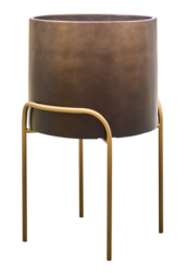 Baq Gradient Elevated Cylinder High Matt Honey ( + voet)