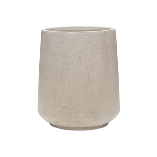 Beige bloempot