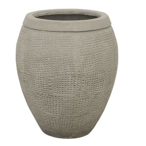Grijze bloempot