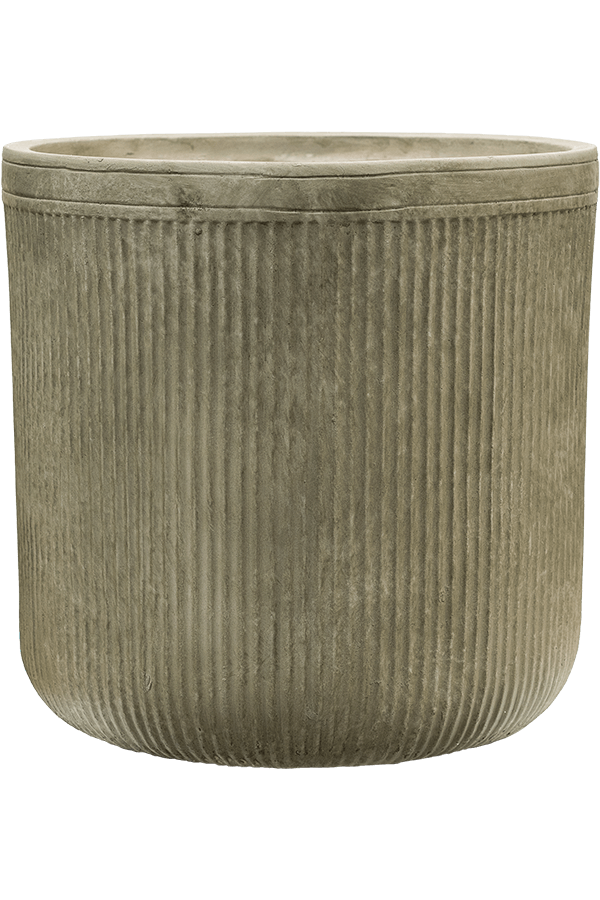 Baq Vertical Rib Cylinder Beige