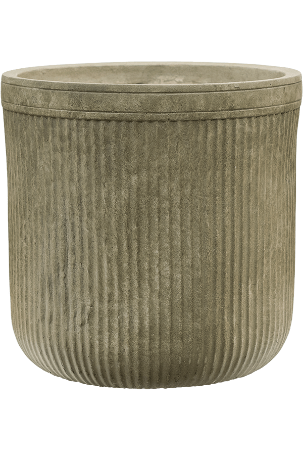 Baq Vertical Rib Cylinder Beige