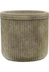 Baq Vertical Rib Cylinder Beige