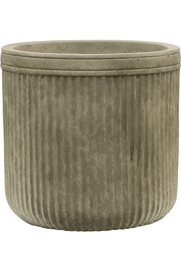 Baq Vertical Rib Cylinder Beige