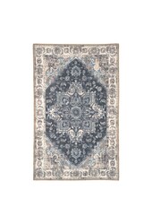 Havana Deurmat - Blauw, Chenille Polyester, 50x80cm