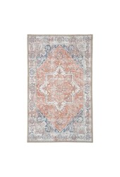 Havana Deurmat - Blauw/Oranje, Chenille Polyester, 50x80cm