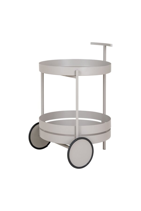 Beja Bartrolley - Staal, Koel Grijs - 40x49,5x61 cm