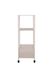 Torres Metalen Kar - Staal, Grijs, 3 planken, 35x35x100 cm