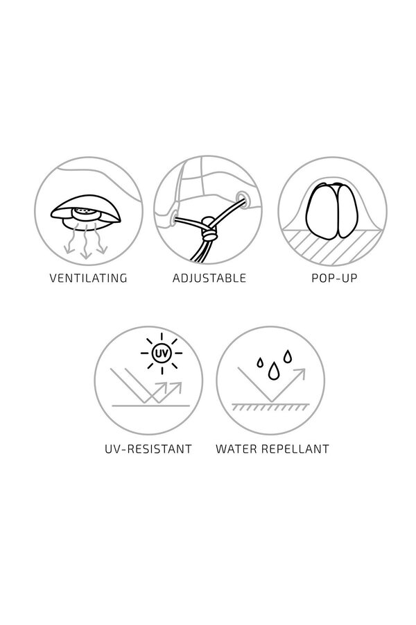 Luxe hoes - Zwart, 100% polyester, 210x180x95cm