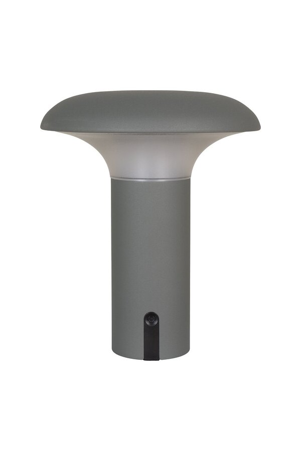 Ramsey LED Lamp - Lamp, oplaadbaar, grijs