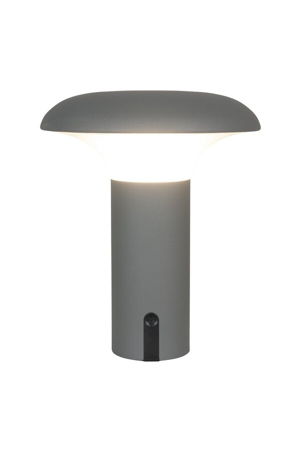 Ramsey LED Lamp - Lamp, oplaadbaar, grijs