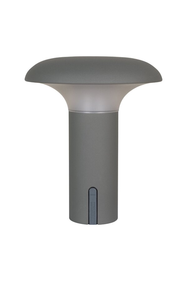 Ramsey LED Lamp - Lamp, oplaadbaar, grijs