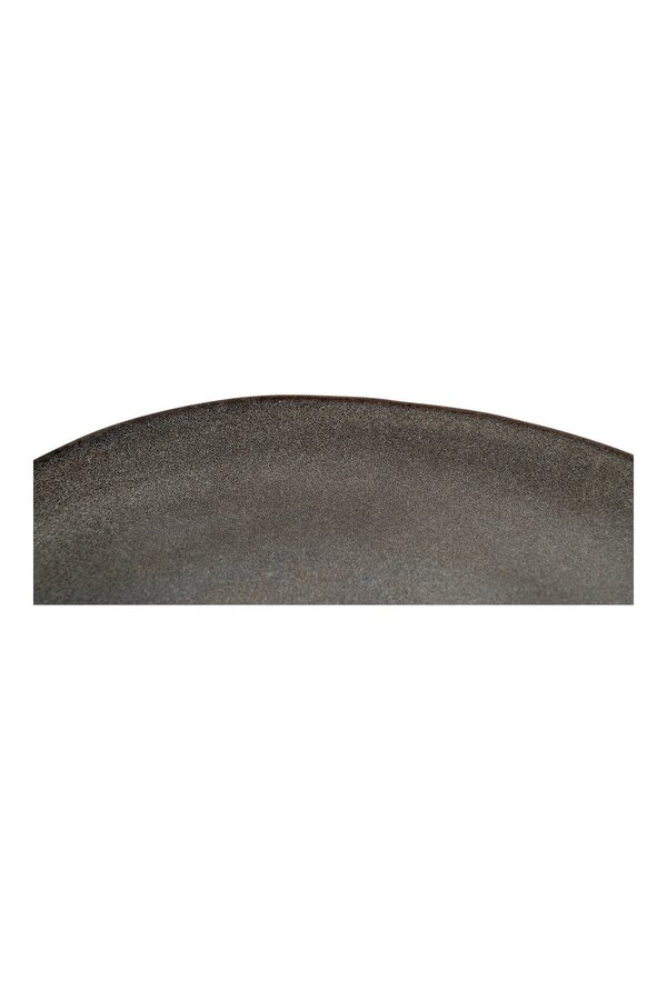 Selma Lunch Plate - Lunchbord, keramiek, grijs/bruin, ø21 cm, set van 4