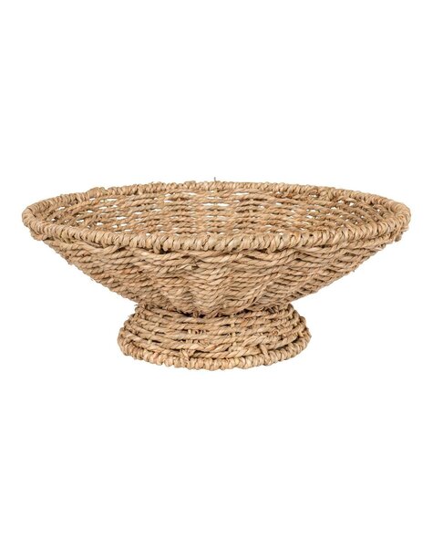 Pruna Dienblad - Naturel, Zeegras, Ø30x11cm