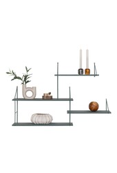 Harlem Plank - Groen, Staal/Paulownia, 99x17,5x62 cm