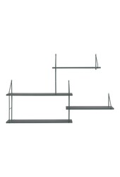 Harlem Plank - Groen, Staal/Paulownia, 99x17,5x62 cm