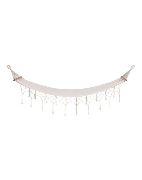 Edessa hangmat - gebroken wit, polyester/katoen/lariks