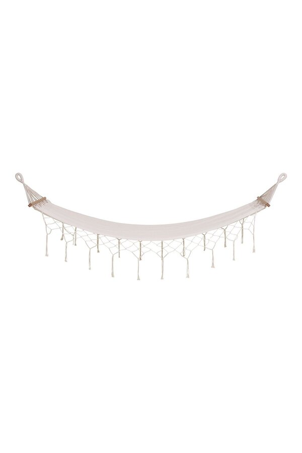 Edessa hangmat - gebroken wit, polyester/katoen/lariks