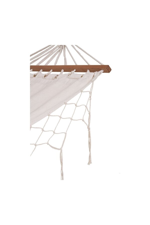 Edessa hangmat - gebroken wit, polyester/katoen/lariks
