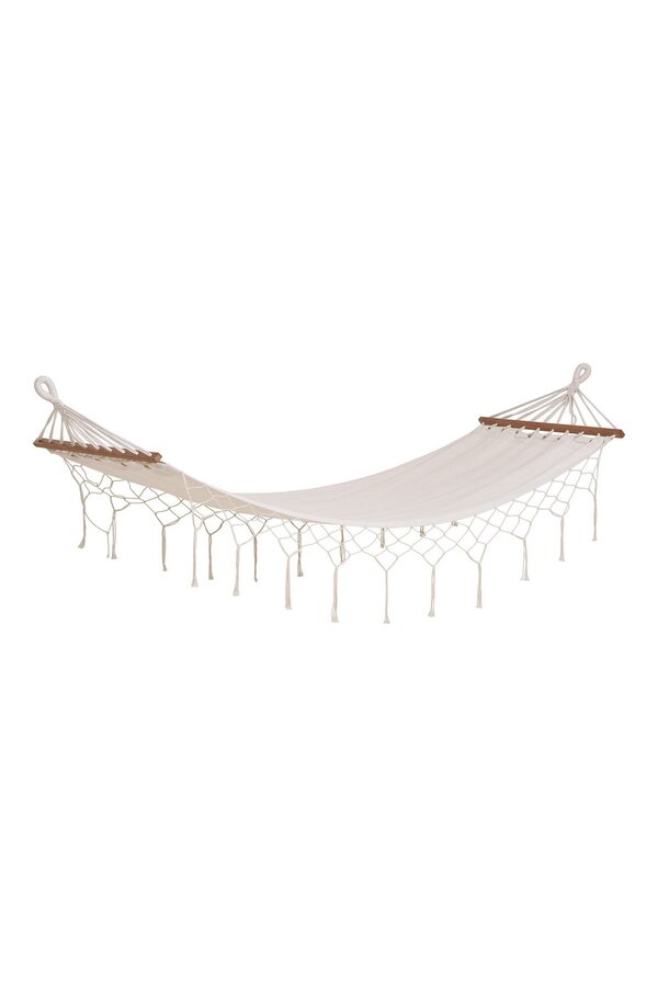 Edessa hangmat - gebroken wit, polyester/katoen/lariks