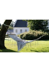 Edessa hangmat - gebroken wit, polyester/katoen/lariks