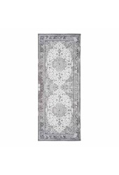 Havana Gangloper - Chenille Polyester, Zwart/Wit - 80x200 cm