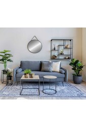 Marla Bloempotten - Zwart, Staal - Set van 2