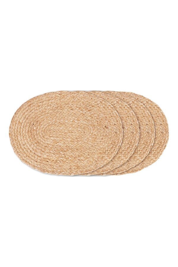 Bombay Placemat - natuurlijk, jute, 35x45 cm - set van 4