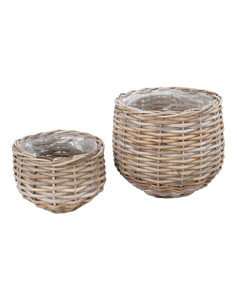 Eilandmanden - Rotan Fort, natuurlijk - Set van 2