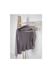 Massa Hangers - Grijs, Metaal, Set van 10