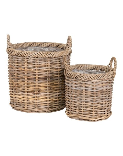 Gili-manden - natuurlijk, Kubu-rotan - set van 2