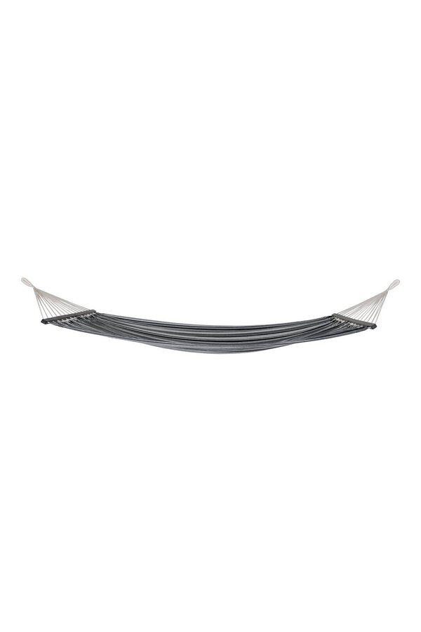 Lamia Hangmat - Hangmat, polyester/katoen, lariks, zwart/grijs/wit