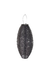 Foxdale LED-lantaarn - Grijze, oplaadbare zonne-lantaarn, 20x20x40 cm