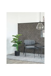 Monstera - Groen, PE-kunststof/polyester/draad/cement, 17x18x90 cm